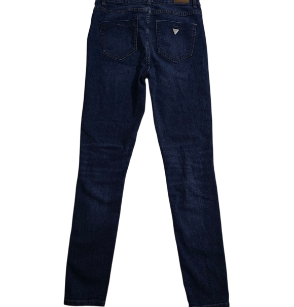 GUESS ♥︎ Mid Rise Skinny Jeans Women’s Size 28 Stretch Denim Dark Wash - Picture 5 of 11